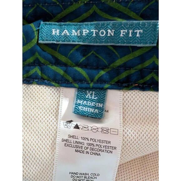 Jachs Men's Orange New York Elephant Pattern Swim Trunks Shorts Size XL - Picture 2 of 7